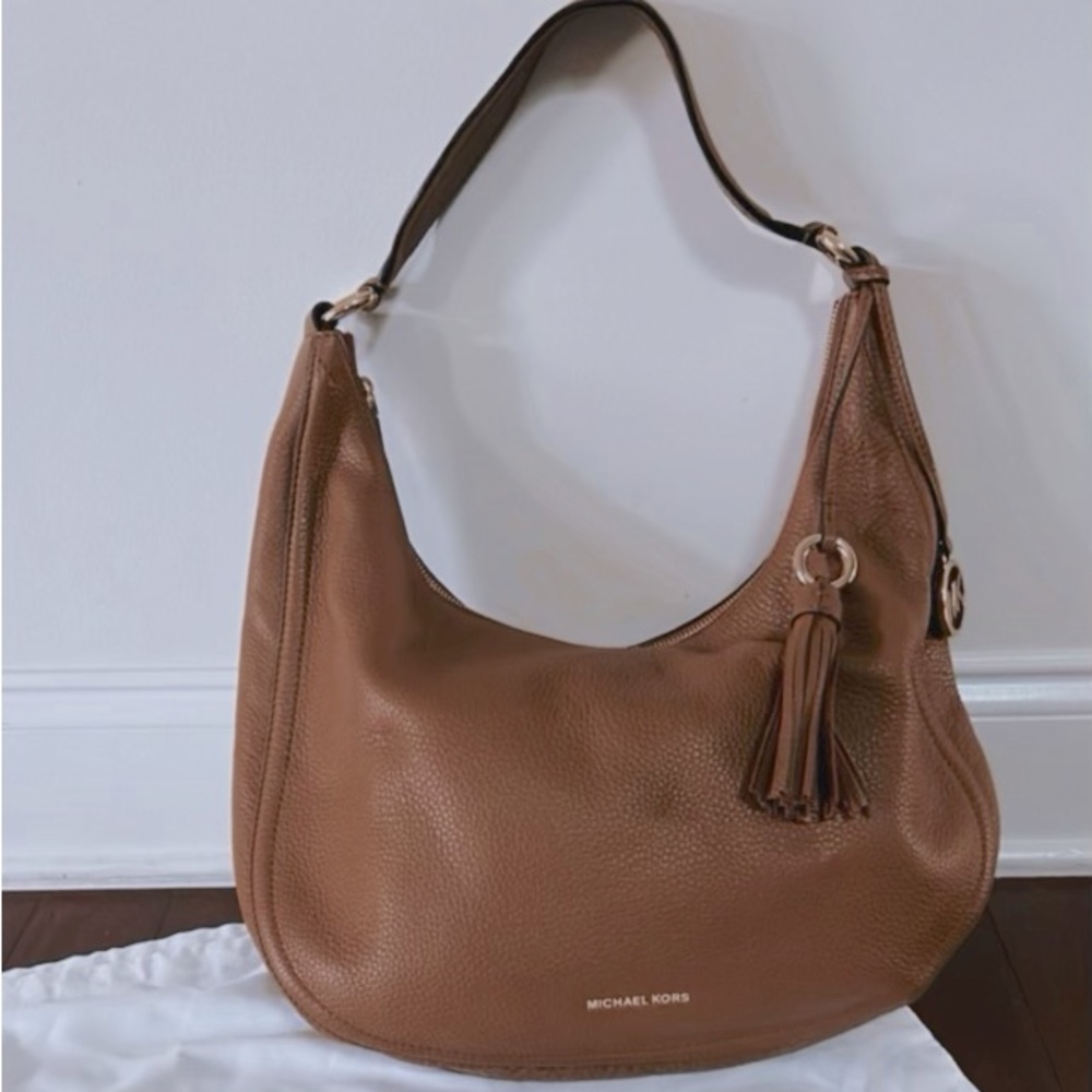 Michael Kors Brown Large Leather Lydia Bag